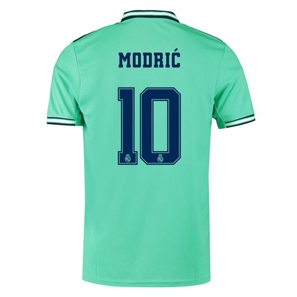 Camiseta Real Madrid NO.10 Modric 3ª 2019/20 Verde